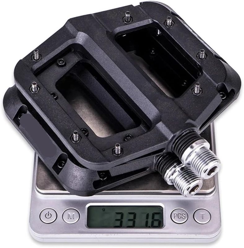 Photo 1 of Mountain Bike Pedals Bike Ultralight Pedals Nylon Pedal XC Cycling Parts 2 Sealed Bearings System Mountain Bike 12mm Axle Pedals