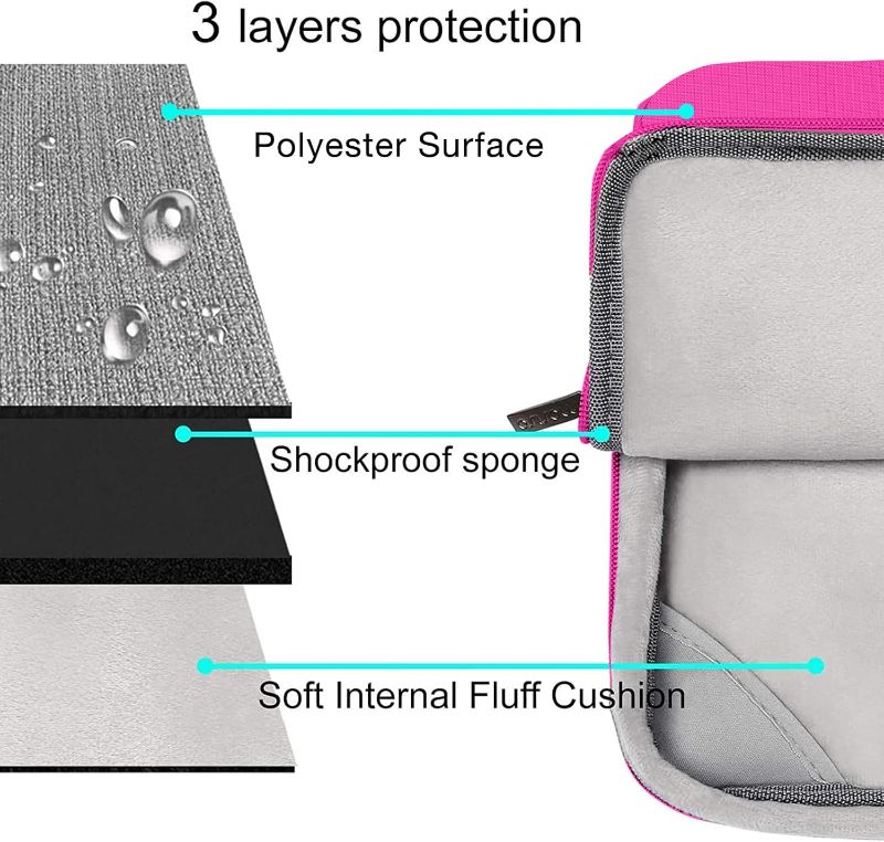 Photo 1 of MOSISO Compatible with MacBook Air 13 inch Case 2025 2024 2023 2022 M4 A3240 M3 A3113 M2 A2681, Hard Shell&Sleeve Bag&Keyboard Skin&Webcam Cover&Screen Film for MacBook Air 13.6 inch, Bright Rose
