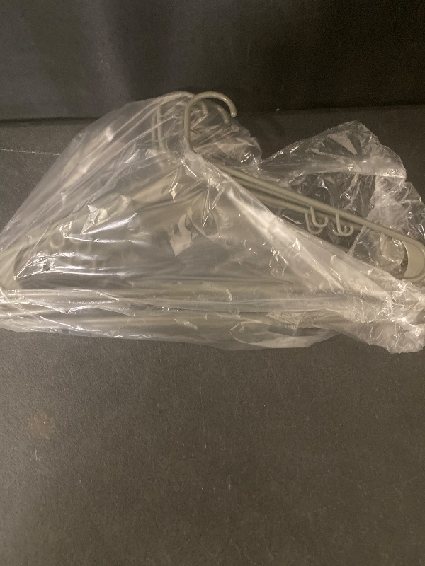 Photo 1 of Clothes Hangers Plastic 20 Pack - Grey Plastic Hangers - Makes The Perfect Coat Hanger and General Space Saving Clothes Hangers for Closet - Percheros Ganchos para Colgar Ropa Hangars