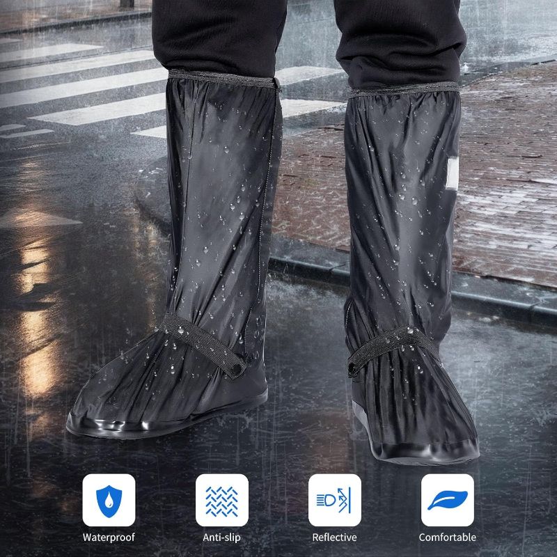 Photo 1 of (XL) Rain Shoes Cover, Non-Slip Rain Boot Shoes Cover with Zipper, Reflector for Men Women (XL)
Visit the RAYGARD Store