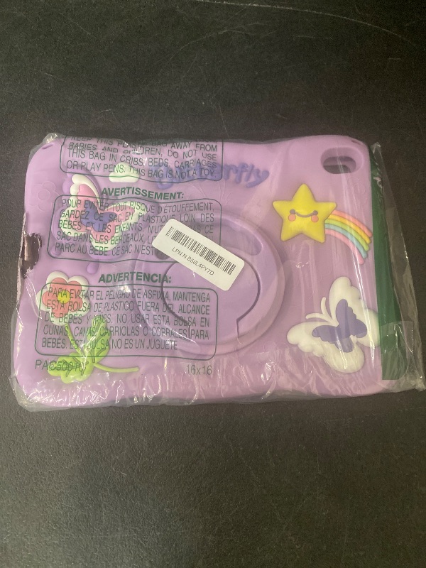 Photo 1 of Kidcube for Samsung Galaxy Tab A9 Plus Case 11 Inch - for Girls Cute Kawaii Girly 3D Purple Butterfly Design Cover with Rotating Stand & Strap Unique Silicone Women for Samsung A9 Plus Tablet Cases
