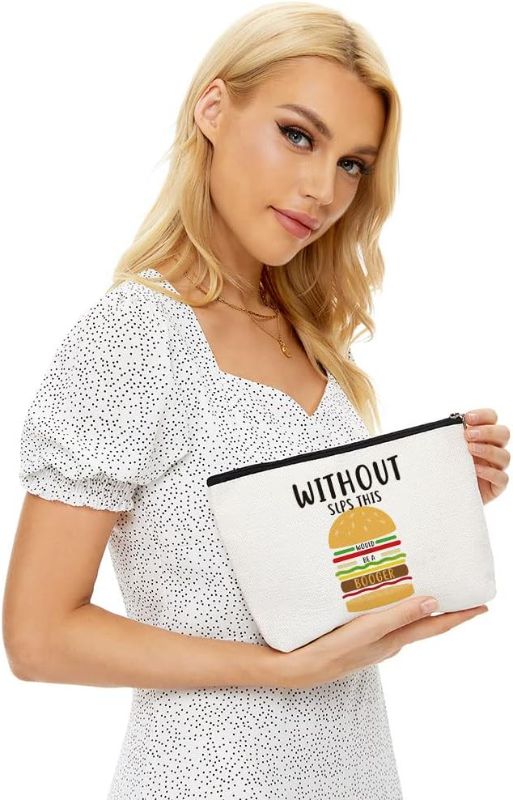 Photo 1 of Speech Therapy Gifts, Speech Language Pathologist Gifts, Speech Therapist Gift for Women, Speech Therapist Appreciation Funny Makeup Bag, Therapist Cosmetic Bag - Without SLPs This Would Be A Booger