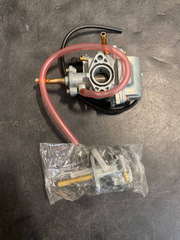 Photo 1 of TTR90 Carburetor for Yamaha TTR 90 TTR90E with Fuel Switch Valve Petcock, replace 5HN-14101-00-00 5HN-14101-10-00 by TOPEMAI