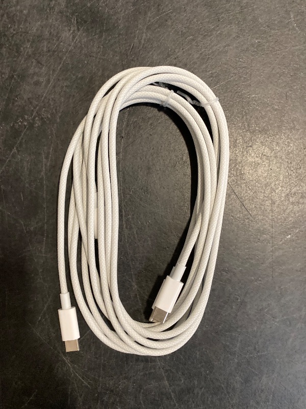 Photo 1 of USB C to C Charging Cable 6ft, 60W Fast Type C to C Charger Cord Long for Apple iPhone 16/16 Pro Max/15 Plus/15 Pro Max, MacBook Pro 2021/2020/2019/2018, iPad 12.9/11 inch/Mini/Air 5/4,Samsung Galaxy