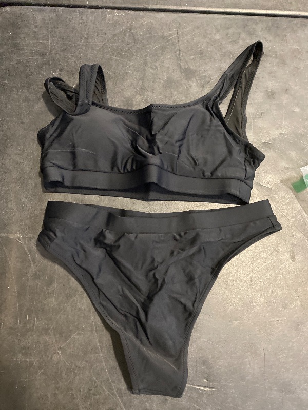 Photo 1 of Size M KerryKreey High Waisted Bikini Sets for Women Tummy Control Swimsuit Push Up Crop Top 2 Piece Teen Girls Bathing Suits