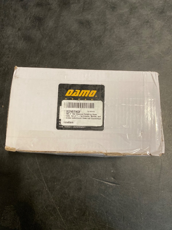 Photo 1 of DAMO 2” Wet Diamond Polishing Drum Wheels, Set of 7 - for Granite, Marble, and Concrete Undermount Sinks and Countertops