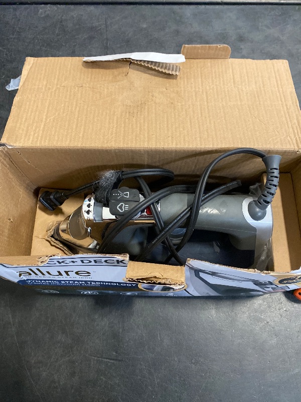 Photo 1 of BLACK+DECKER Allure Professional Steam Iron, 30% More Steam, Precision Tip, Stainless Steel Soleplate, Vertical Steam Function