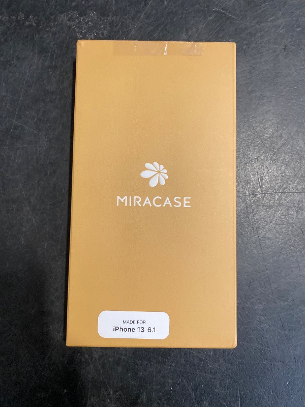 Photo 1 of Miracase Compatible with iPhone 13 case 6.1 inch, 2021 Upgrade Full-Body Glass Clear Case Bumper Case with Built-in 9H Tempered Glass Screen Protector for iPhone 13,Black