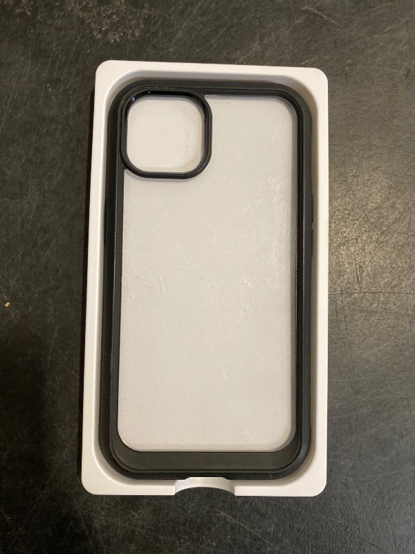 Photo 1 of Miracase Compatible with iPhone 13 case 6.1 inch, 2021 Upgrade Full-Body Glass Clear Case Bumper Case with Built-in 9H Tempered Glass Screen Protector for iPhone 13,Black