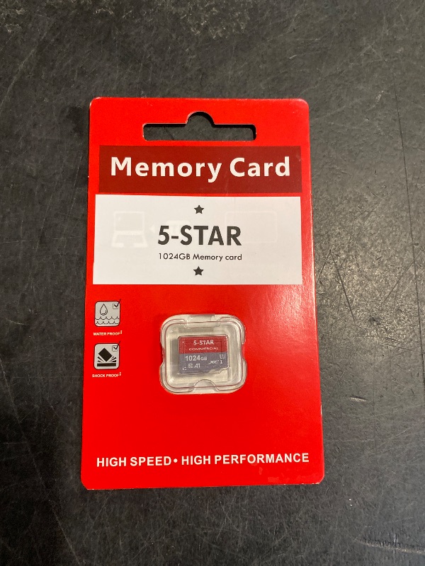 Photo 1 of 5-Star Compatible High Yield 1 TB Class 10 Micro SD