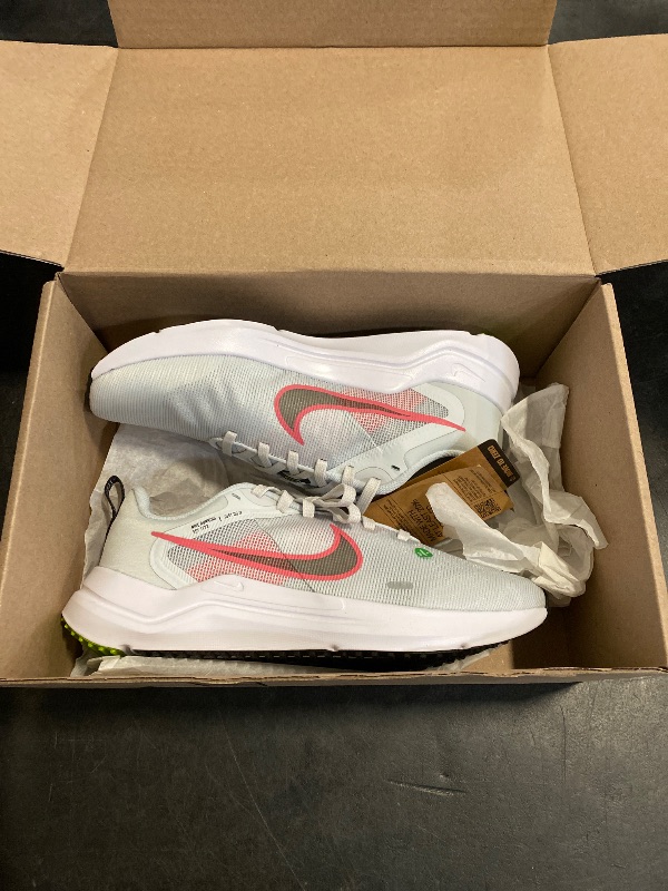 Photo 1 of Nike Downshifter 12 Premium Womens Shoes Size 9, Color: Pure Platinum/Black-White-sea Cora
