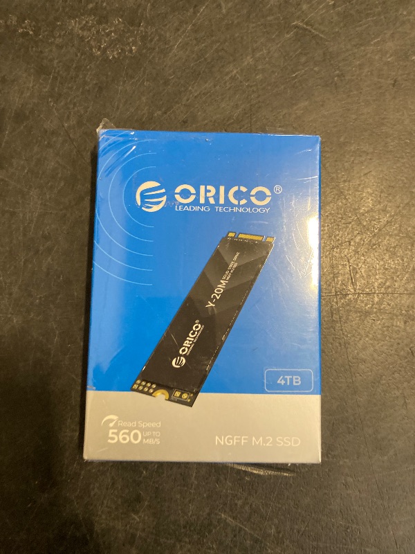 Photo 1 of ORICO M.2 2280 SATA SSD, 4TB Internal M.2 SSD with B+M Key for Desktop/Laptop, SATA III 6Gbps NGFF Solid State Drive Low Power Consumption (PCIe NVMe Incompatible) - Y20M
