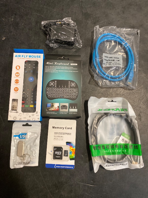 Photo 1 of 2025 Version S6 MAX 4GB RAM 64GB ROM 6K Ultra HD Built-in Voice Control 2*HDMI Cable,2* Power Supply,1* Voice Remote Control,1* 128 TF Card, 1 * 128 USB Flash Driver ect