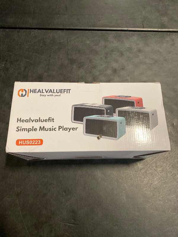 Photo 1 of Healvaluefit Simple Music Player for Elderly, Easy Audiobook Player with 32GB TF Card & Card Reader for Dementia, Alzheimers, Visually Impaired, Low Vision Patients, Wired - GrayishWhite