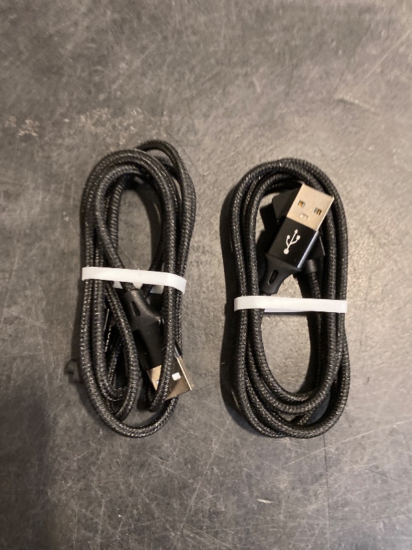 Photo 1 of AGVEE 2 Pack 3.3ft Charger for Garmin Watch, L-Shape Zero Gap Charging Cable for Fenix, Forerunner, Vivoactive, Instinct, Venu, Tactix, Approach, D2, Quatix Series, Right Angle Braided, Black