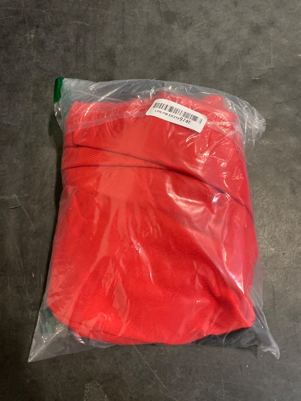 Photo 1 of M HPO Adult Unisex K-drama Survival Game TV Show Soldier Cosplay Costume Bundle, Red Jumpsuit Face Shield Belt Gloves, Soft Polyester Fibers (Medium)