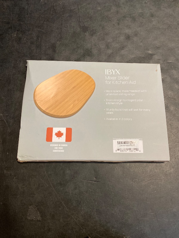 Photo 1 of Ibyx Elegant Sliding Tray - Compatible with 5.5 Qt KitchenAid Stand Mixers and Other Heavy Appliances (Natural)