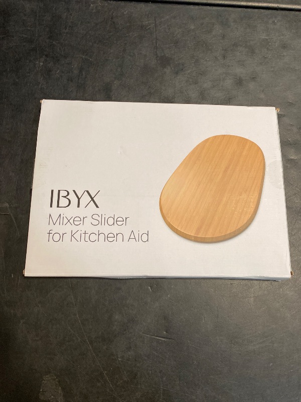Photo 1 of Ibyx Elegant Sliding Tray - Compatible with 5.5 Qt KitchenAid Stand Mixers and Other Heavy Appliances (Natural)
