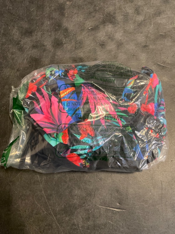 Photo 1 of (L) Aqua Eve Two Piece Women's Tankini Swimsuits Blouson Swim Tank Top with Shorts Modest Bathing Suits Colorful Leaves L