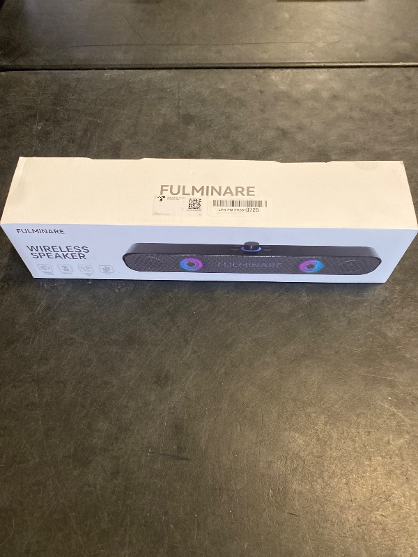 Photo 1 of FULMINARE Bluetooth Speaker with 26W HD Sound, Portable Speaker Up to 30H Playtime, AUX&TF-Card&USB Input, LED Lights, Speakers Bluetooth 5.3 Wireless for Home/Party/Outdoor, (Black)
