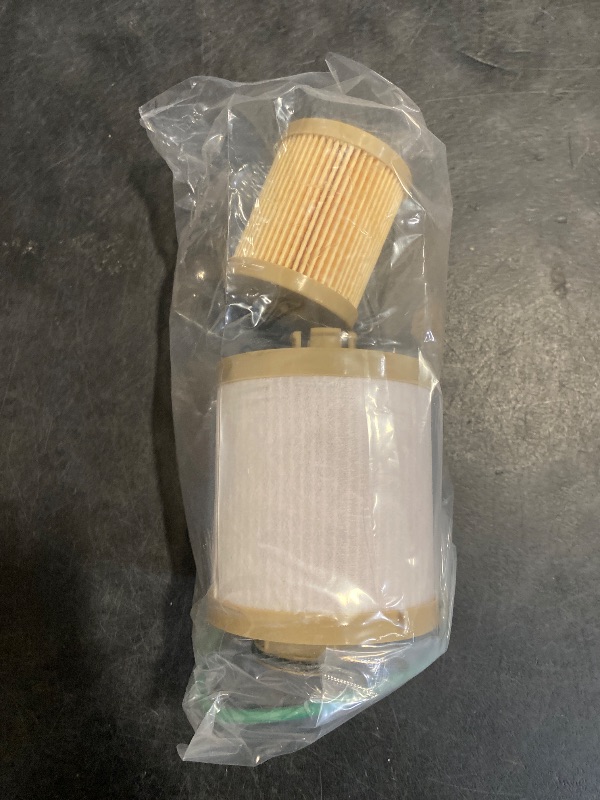 Photo 1 of Replacement Fuel Filter - Compatible with Ford - 2003-2007 - F250, F350, F450, F550 Super Duty, Excursion - Replaces FD4616, 3C3Z9N184CB - 6.0L V8 Diesel Upper Fuel Bowl and Lower Lifter Pump Filter