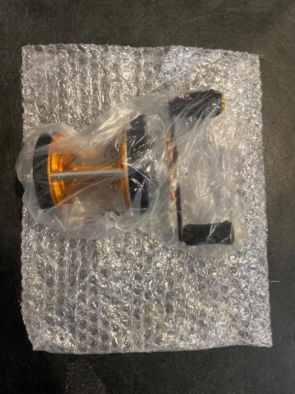 Photo 1 of Sougayilang Fishing reels Round Baitcasting Reel - Conventional Reel - Reinforced Metal Body & Supreme Star Drag-Right Hand-Golden-Black-Warrior 5000