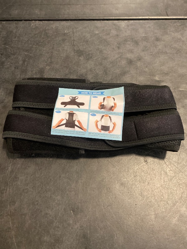 Photo 1 of ABACKH Back Brace Posture Corrector for Women and Men - Adjustable Posture Back Brace for Upper and Lower Back Pain Relief - Improve Back Posture and Lumbar Support, Medium(Waist:29-33 Inches)