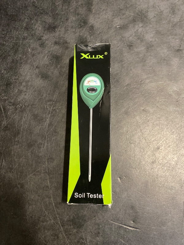 Photo 1 of XLUX Soil Moisture Meter, Plant Water Monitor, Hygrometer Sensor for Gardening, Farming, Indoor and Outdoor Plants, No Batteries Required