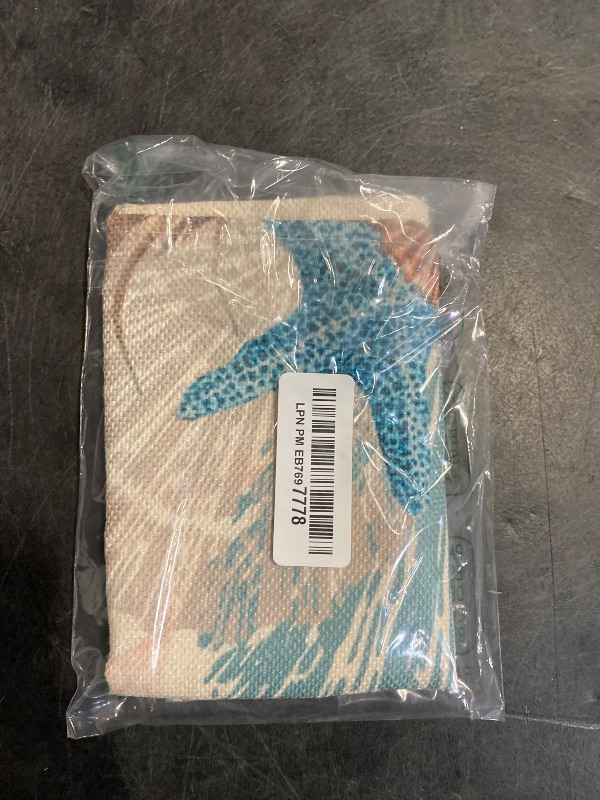 Photo 1 of Artoid Mode Conch Starfish Hello Summer Table Runner, Sea Shell Seasonal Kitchen Dining Table Decoration for Home Party Decor 13x48 Inch