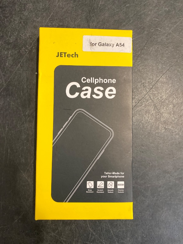 Photo 1 of JETech Case for Samsung Galaxy A54 5G 6.4-Inch, Non-Yellowing Shockproof Bumper Protective Phone Cover, Anti-Scratch Hard PC Back (Lilac)