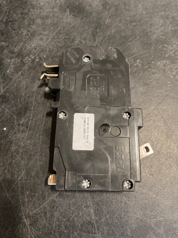 Photo 1 of Eaton Cutler-Hammer Eaton CHFN120DF (New Version of CHFAFGF120) Pigtail Connection Dual Function AFCI/GFCI Circuit Breaker 1-Pole 20 Amp 120 Volt AC (1), White