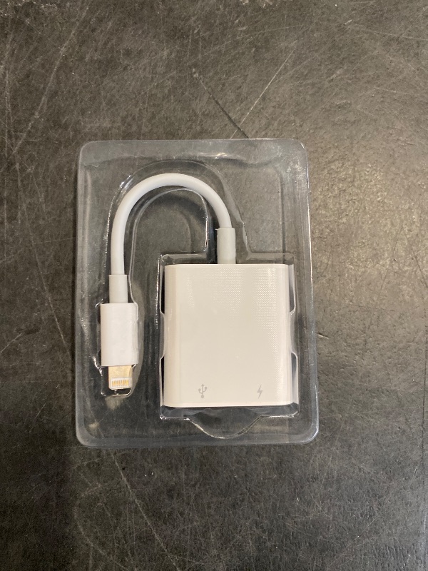 Photo 1 of SUNTRSI USB Camera Adapter, Portable USB 3.0 Female OTG Adapter for iPhone, iPad to USB Adapter with Charging Port, No Application, Plug and Play