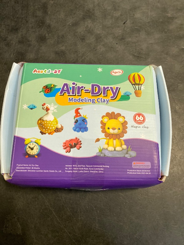 Photo 1 of Air Dry Clay 66 Colors, Modeling Clay for Kids, DIY Model Magic Clay, Molding Clay Kit with Sculpting Tools, Non-Sticky Soft and Super Light, Arts and Crafts Gift for Boys Girls Kids.