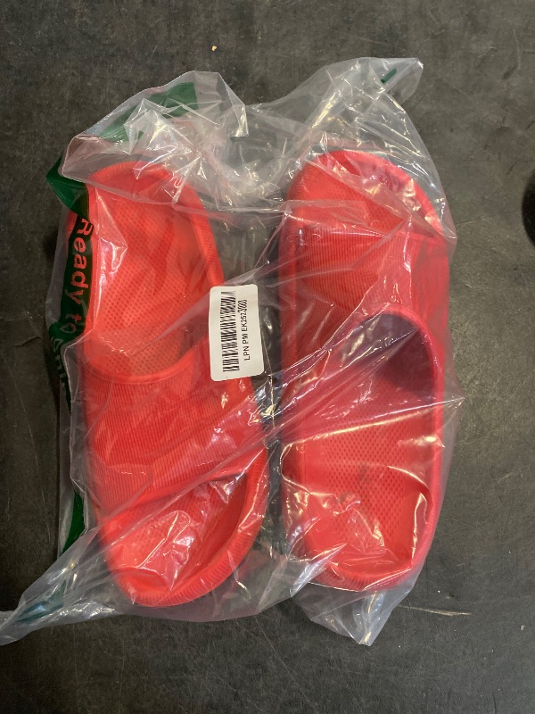 Photo 1 of Size 40-41 (8.5 US) Joomra Womens House Slippers Slides Cushioned for Mens Recovery Quick Drying Foam Female Pillow Slipers Beach Spa Garden Sandals Ladies Male Sandalias Red 