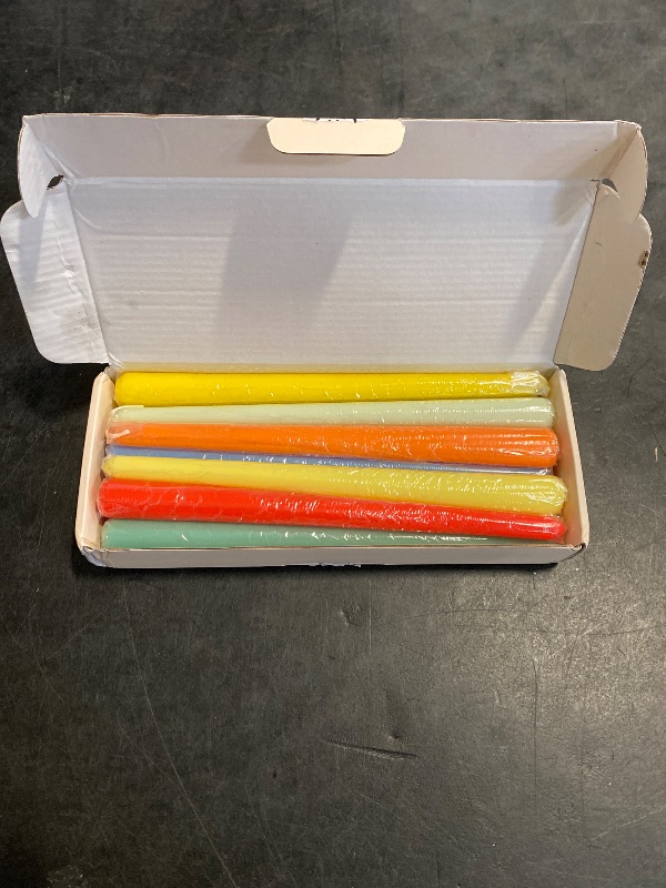 Photo 1 of 10 Inch Colored Taper Candles for Religious and Spiritual Settings, 12 Pack Unscented Candlesticks for Holiday, Seasonal Celebration and Home Decoration