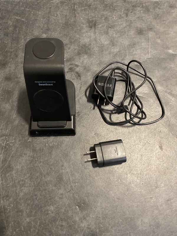 Photo 1 of Wireless Charger for Samsung, 3 in 1 Wireless Charging Station for Samsung Galaxy S25 Ultra/S24 Ultra/S23/S22/Note 20/Z Flip 7/Fold 6, Charger for Samsung Galaxy Watch Ultra/8/7/6, Galaxy Buds 3/3 Pro