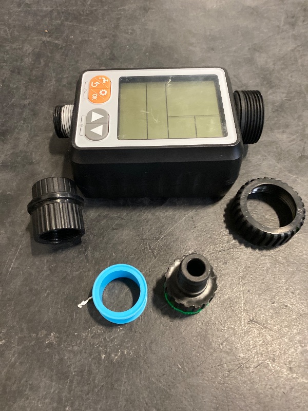 Photo 1 of Sprinkler Timer for Garden Hose, 10 Programmable Water Timer with with Auto Rain Delay, IP54 Waterproof 3.3“ Large LCD Drip Irrigation System Timers for Plant, Yard, Lawns, Outdoor