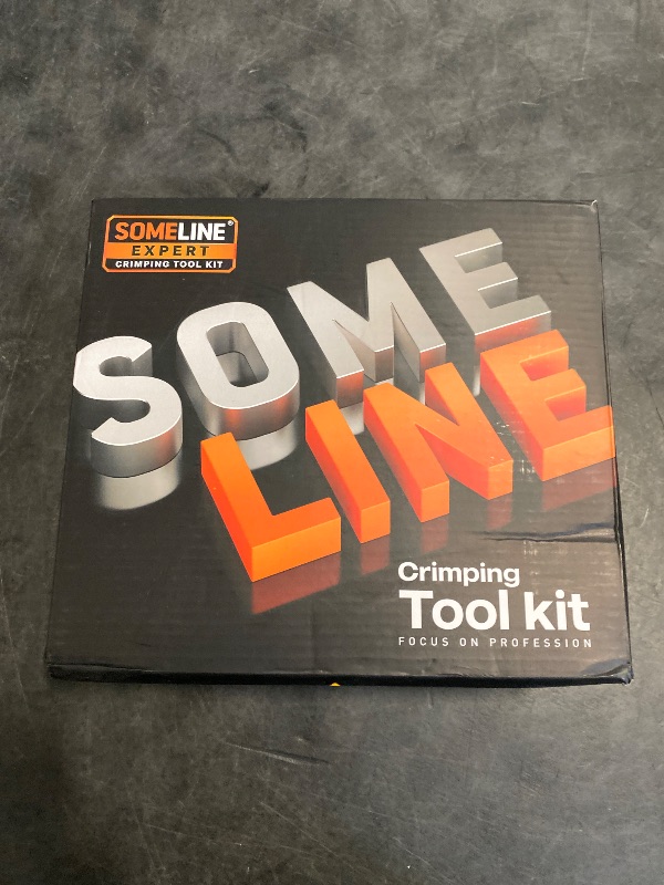 Photo 1 of SOMELINE Ferrule Crimping Tool, Ratchet Pliers for AWG23-7 with 23 Sizes Wire End Ferrule Terminals, Quadrilateral Wire Crimp Pliers with Crimp Connectors