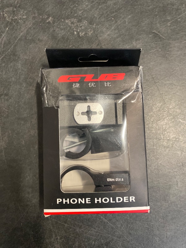 Photo 1 of GUB Thick Case Design Bike & Motorcycle Phone Mount Handlebar Holder Adjustable Compatible with iPhone XR Xs 7s 8 Plus,Compatible with SamsungS7/S6/Note5/4,Any Phones with Thick Phone Case (Black)