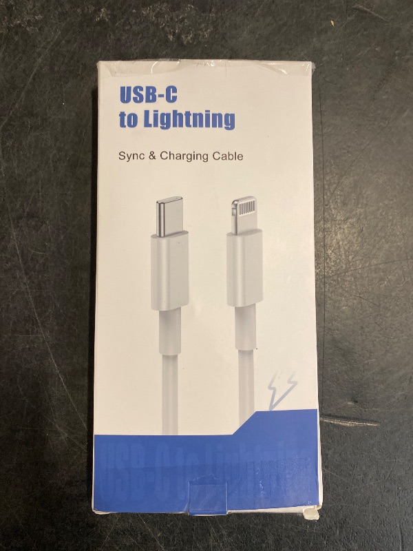 Photo 1 of USB C to Lightning Cable (2pack 6ft), Apple MFi Certified iPhone Fast Charger 2m, Power Delivery Original Type C Charging Cord for Apple iPhone 13/12/11 Pro/11/XS MAX/XR/8/7/6s Plus,iPad (White)