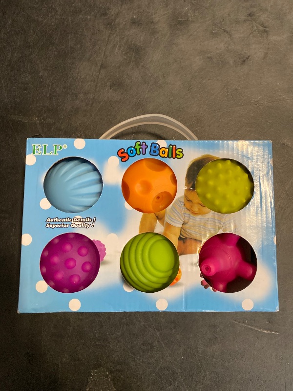 Photo 1 of ROHSCE Sensory Balls for Baby Sensory Baby Toys 6 to 12 Months for Toddlers 1-3, Bright Color Textured Multi Soft Ball Gift Sets, Montessori Toys for Babies 6-12 Months Infant Toys (6 Pack)