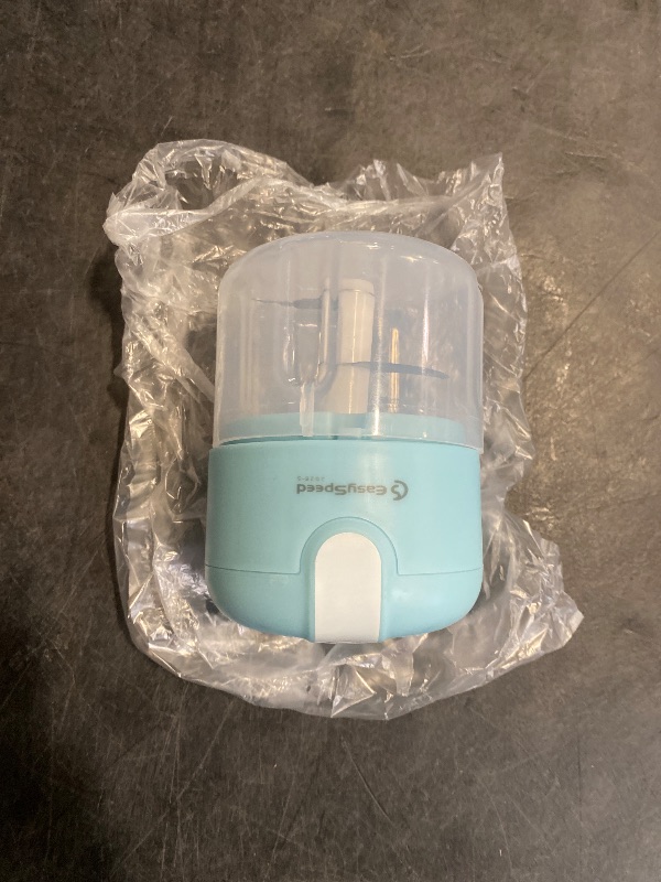 Photo 1 of EASYSPEED Electric Garlic Chopper 1Cup, Mini USB Charging Wireless Food Processor with 304 Stainless Steel, 2 Sharp Blades, Portable Kitchen Meat Grinder for Onion, Garlic, Ginger, Baby Food