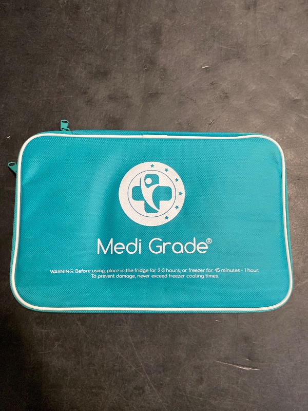 Photo 1 of Medi Grade Cooling Ice Face Mask and Cooling Eye Mask for Puffy Eyes & Migraine Relief - Self Care Face Ice Pack with ChillGel Face Ice Mask Technology - Cooling Face Mask, Eye Pads and Bag