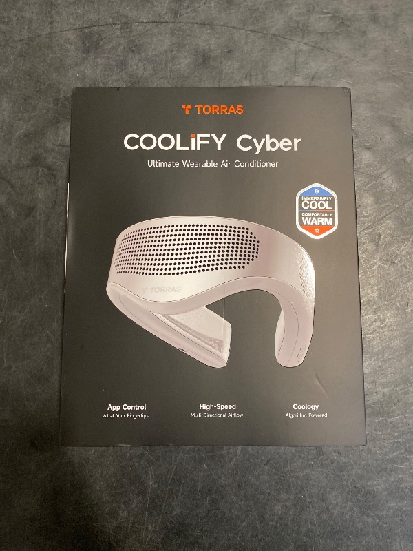 Photo 1 of TORRAS 2025 Top Al Neck Fan Air Conditioner Coolify Cyber, Portable Neck Fans that Blow Cold Air?No.1 Coolest & 720° Immersive Cooling? Personal AC Rechargeable for Outdoor/Indoor. Gifts for Dad/Mom