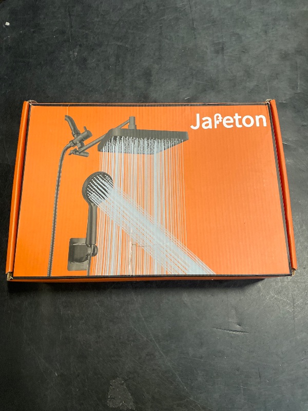 Photo 1 of Jafeton Premium 12.2" Rain Shower Head with Handheld Spray, Updated High Pressure Rainfall Shower Head with Handheld Combo, Large Rain Overhead Waterfall Showerheads | Anti-Clog Nozzles | Air-in Tech
