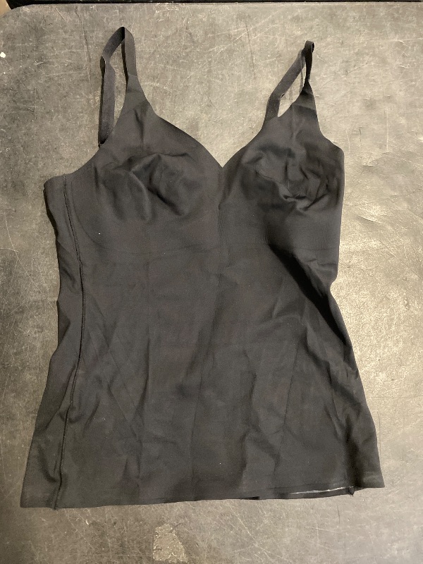 Photo 1 of (L) LODAY Compression Tank Tops for Women Tummy Control Shapewear Seamless Body Shaper Workout V-Neck Camisole Cami Tops(Black, Large)