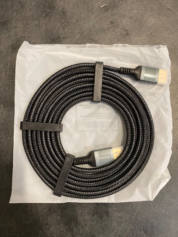 Photo 1 of Stouchi Displayport 2.1 Cable 10FT/3M, 80Gbps [16K@60Hz, 8K@120Hz, 4K@240Hz, 1080P@360Hz] HDR, HDCP, DSC 1.2a, FreeSync G-Sync DP Cable for Gaming Monitor, RTX 5090, RX 9070, RTX 6000 Ada