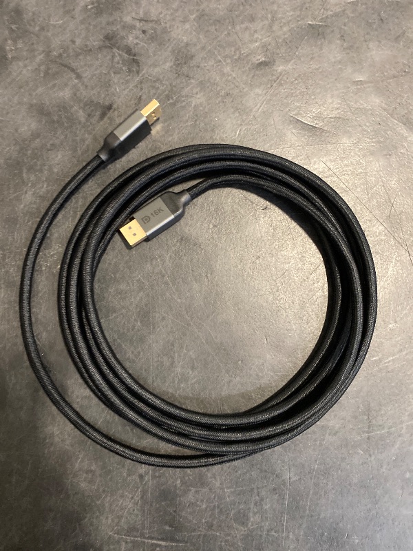Photo 1 of Silkland DisplayPort 2.1 Cable, DP 2.1 Cable 10FT [16K@30Hz, 10K@60Hz, 8K@120Hz, 4K@240Hz 165Hz 144Hz] 40Gbps HDR10 HDCP DSC 1.2a, Video Display Port 2.1 Cord Compatible FreeSync G-Sync Gaming Monitor