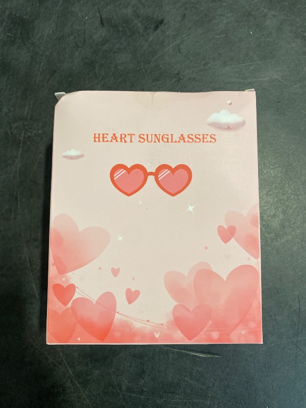 Photo 1 of LYMOJOR 16 Pairs Pink Heart Sunglasses for Women, Candy Color Rimless Fun Heart Glasses for Women Party Favors
