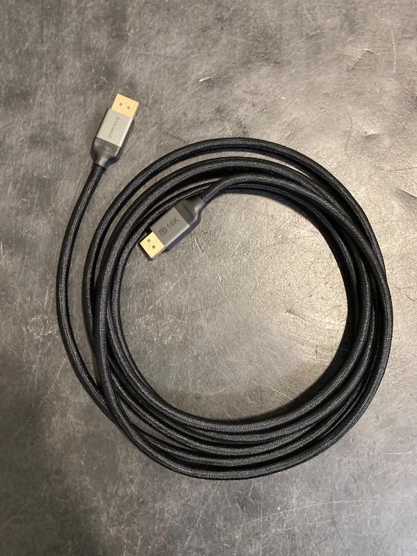 Photo 1 of Silkland DisplayPort 2.1 Cable, DP 2.1 Cable 10FT [16K@30Hz, 10K@60Hz, 8K@120Hz, 4K@240Hz 165Hz 144Hz] 40Gbps HDR10 HDCP DSC 1.2a, Video Display Port 2.1 Cord Compatible FreeSync G-Sync Gaming Monitor